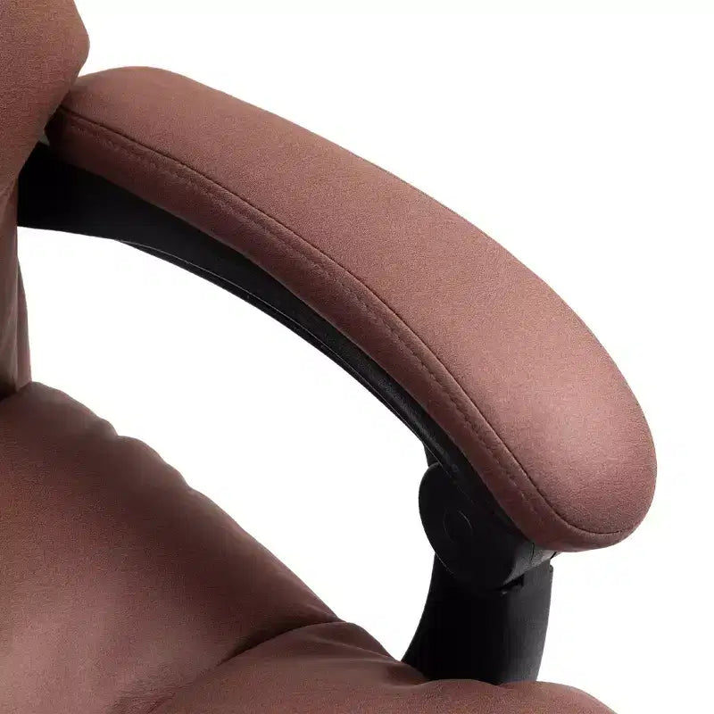 Sedia da ufficio con massaggio a vibrazione, schienale reclinabile, poggiapiedi, sedia da computer comoda in microfibra