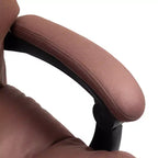 Sedia da ufficio con massaggio a vibrazione, schienale reclinabile, poggiapiedi, sedia da computer comoda in microfibra