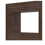 Tavolo consolle da 120 cm stile coloniale con ripiano a giorno, per ingresso, divano, camera da letto, decorazioni per la casa, noce