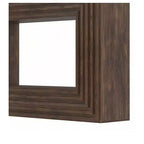 Tavolo consolle da 120 cm stile coloniale con ripiano a giorno, per ingresso, divano, camera da letto, decorazioni per la casa, noce