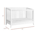 Culla trasformabile 4-in-1 con kit per letto da bambino