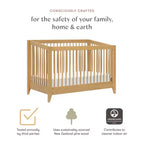 Culla trasformabile 4-in-1 con kit per letto da bambino