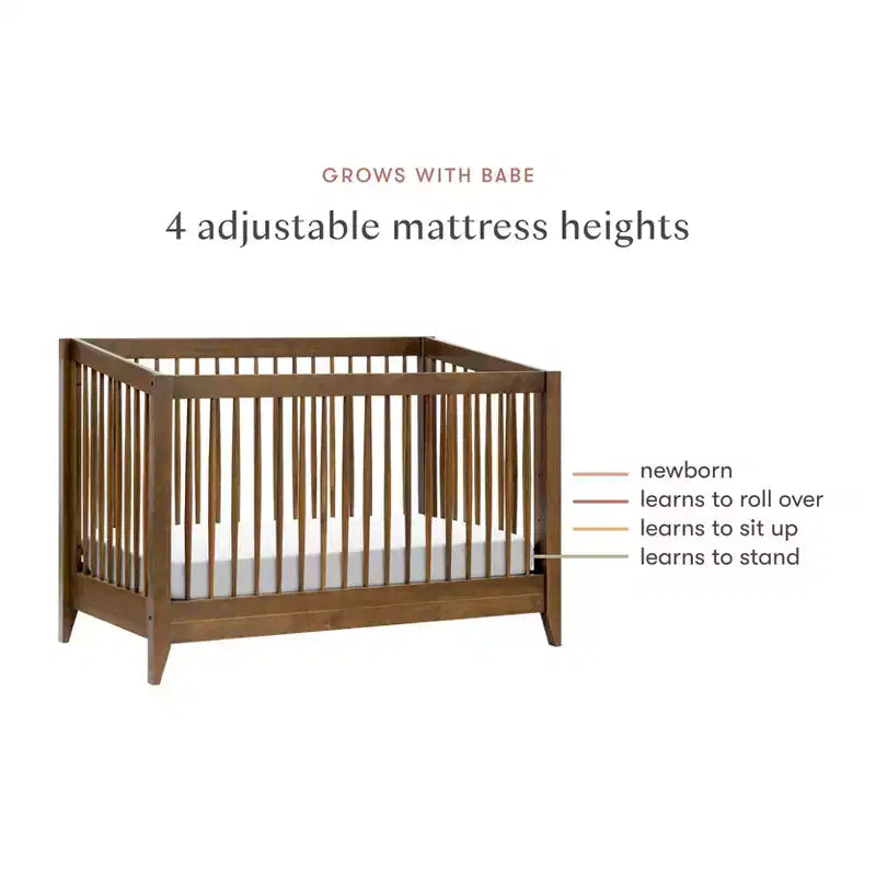 Culla trasformabile 4-in-1 con kit per letto da bambino