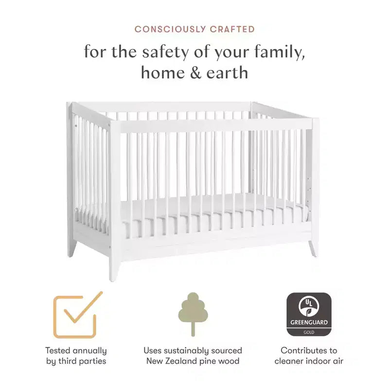 Culla trasformabile 4-in-1 con kit per letto da bambino