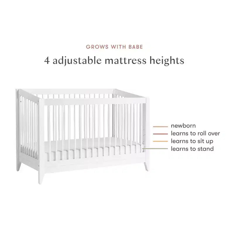 Culla trasformabile 4-in-1 con kit per letto da bambino