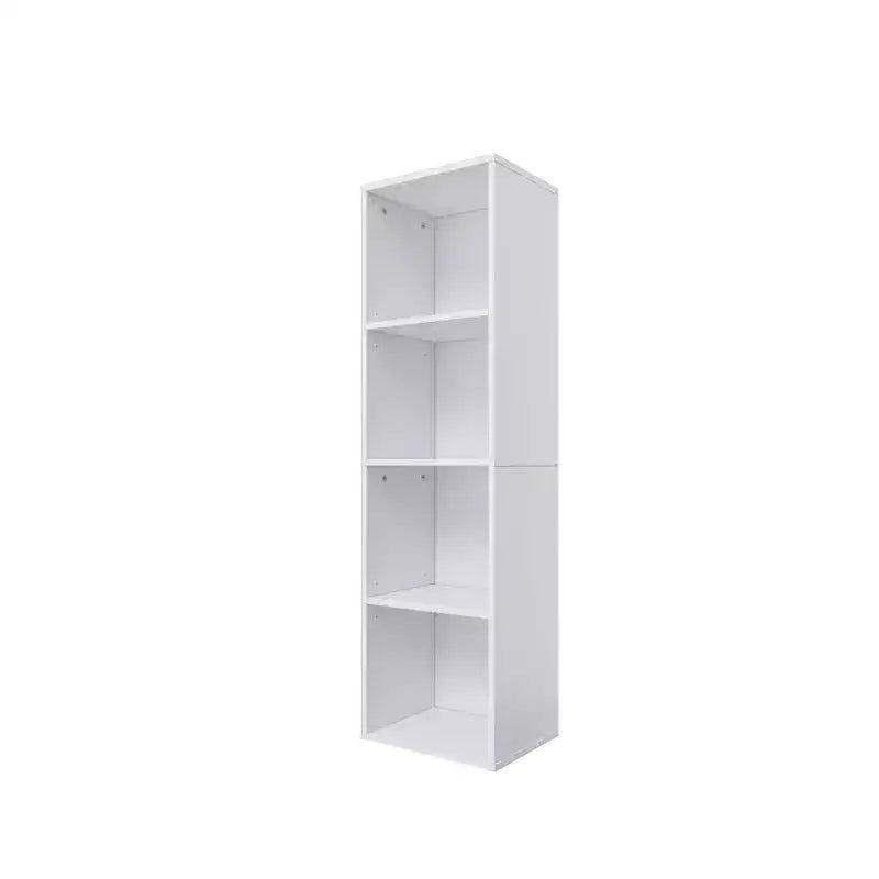 Libreria Etagere in legno alta 41,93 pollici con 4 ripiani regolabili