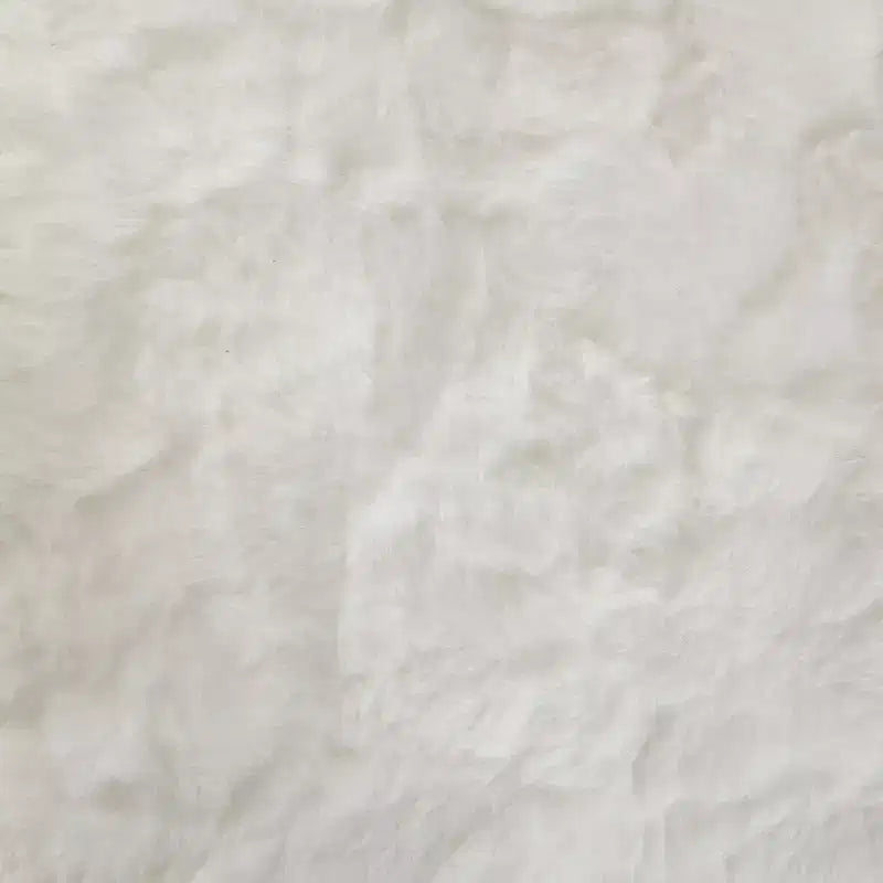 Sedia da Ufficio in Pelliccia Sintetica di Coniglio - Base in Metallo, Girevole Regolabile, Sedia da Toilette, Viola