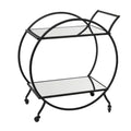 Contemporary Glam Metal Bar Cart - Olivia & May