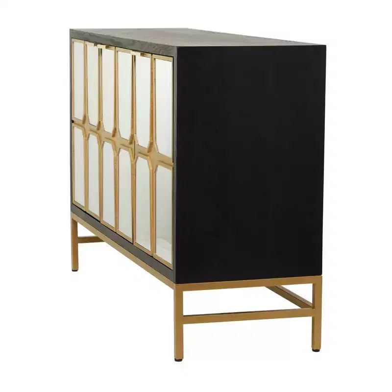 Mobile in legno con specchio Glam